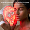 Masque facial de luminothérapie LED
