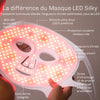 Masque facial de luminothérapie LED